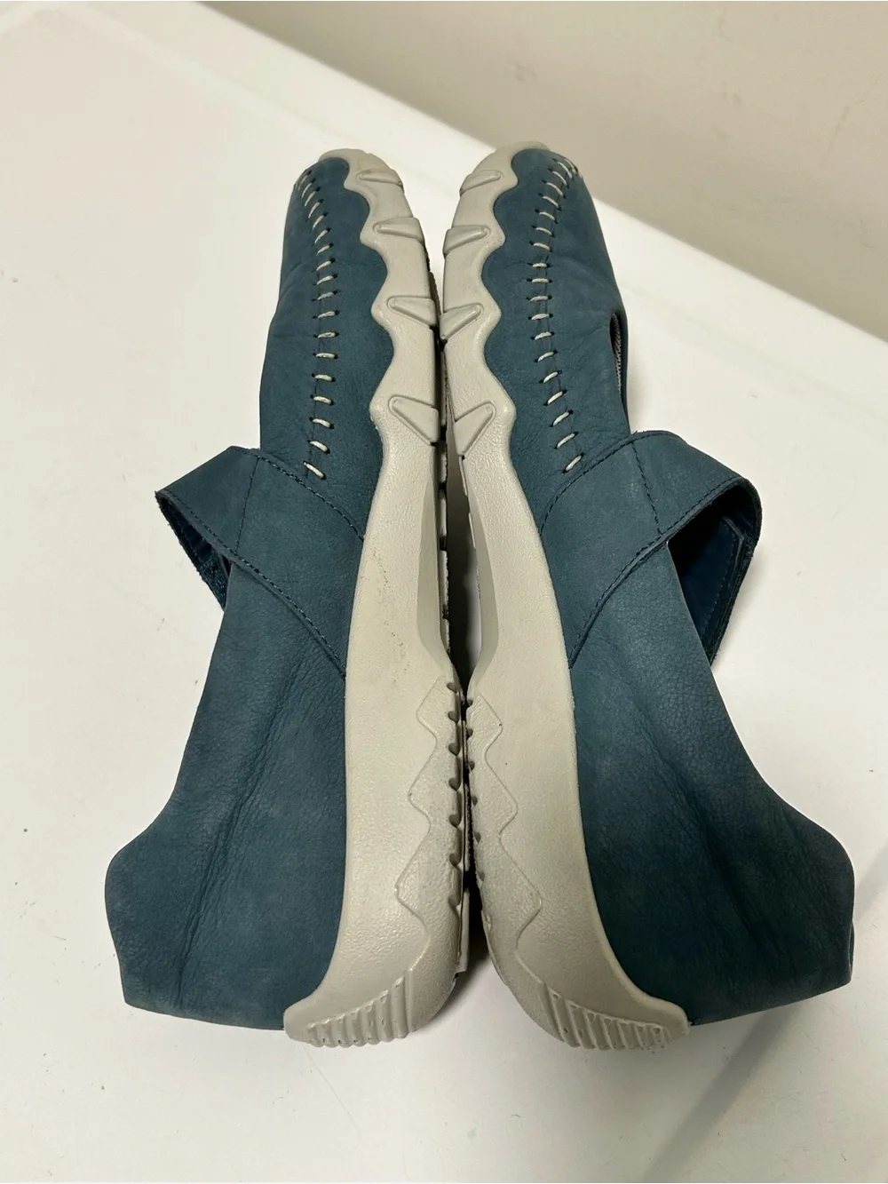 Hotter Suede Mary Jane Shoes Blue Size 9 US